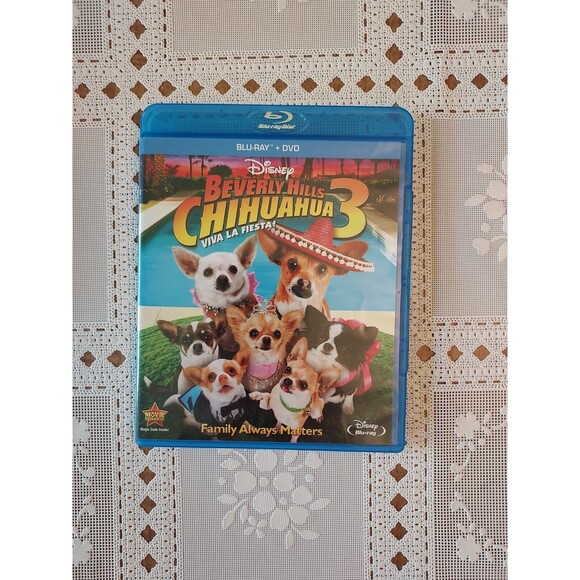 Disney Blue Ray DVDs Peter Pan BH Chihuahua Santa Paws 2 Super Buddie Xmas Carol - Picture 5 of 6